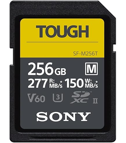 SONY TOUGH 256GB SDXCカード 2枚セット Amazon.com: Sony TOUGH-M series SDXC UHS-II Card 256GB, V60